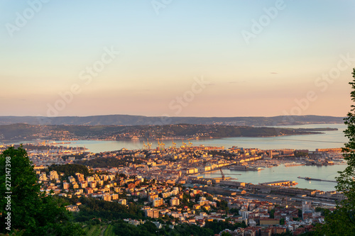 Trieste seen from above