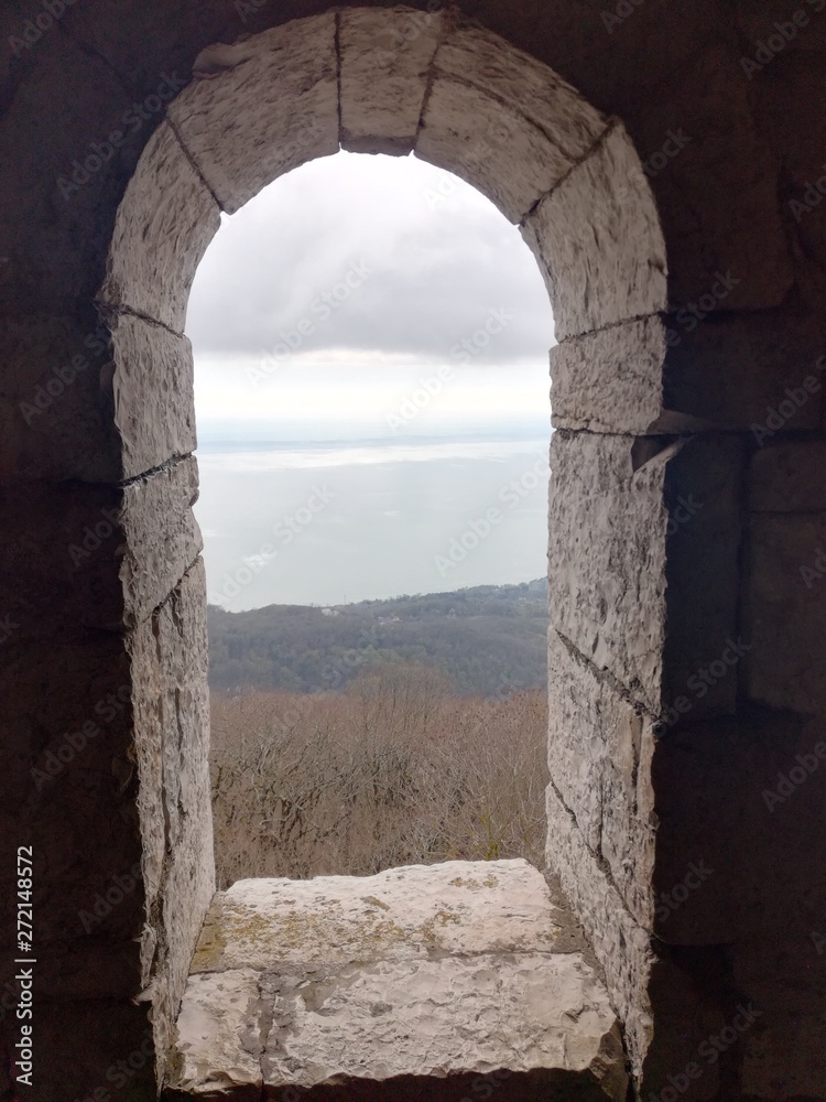 Window from mountain