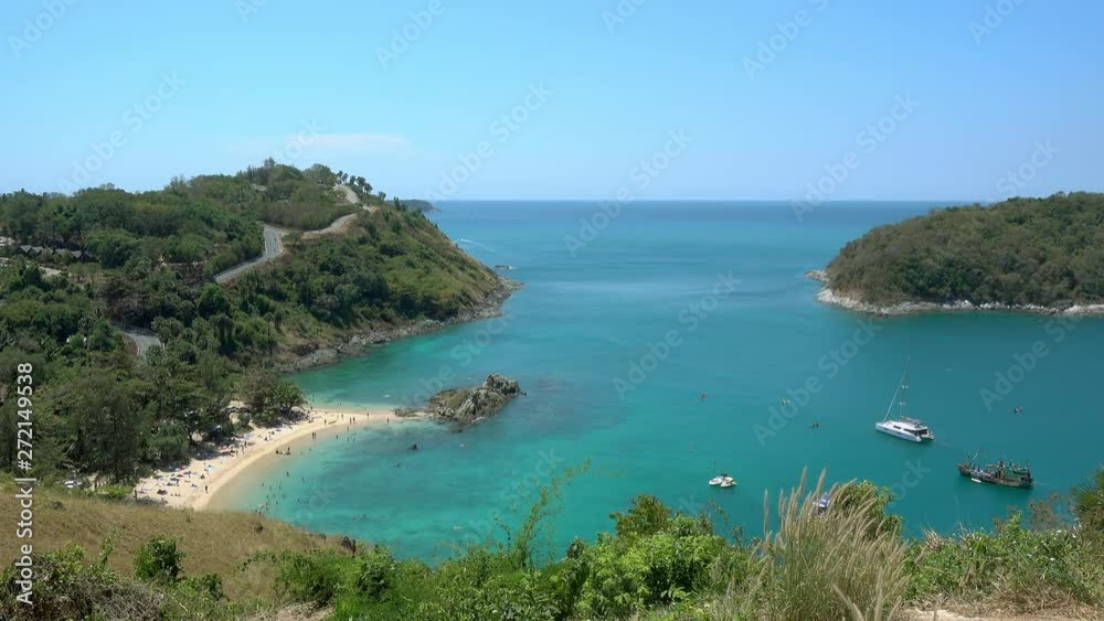 Beautiful Andaman sea from Windmill View Point near Laem Promthep Cape, Phuket, Thailand Beautiful Andaman sea from Windmill View Point near Laem Promthep Cape, Phuket, Thailand
