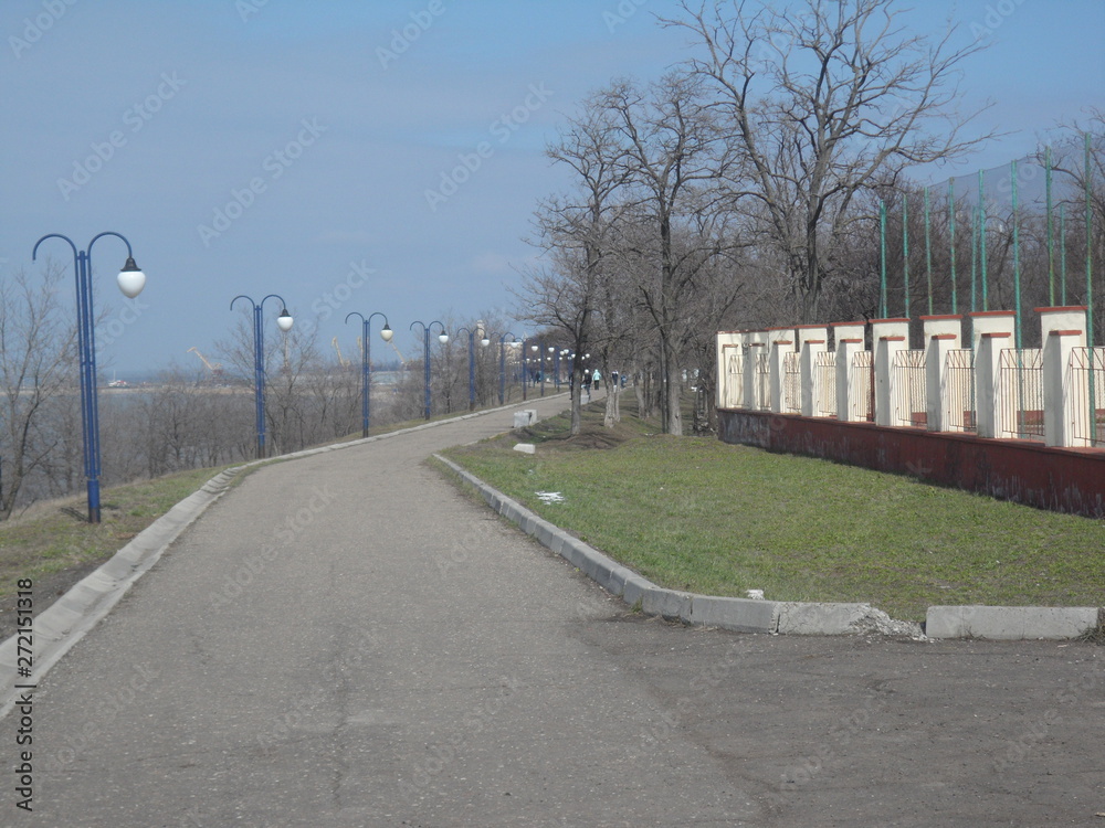 Park in winter from Russia