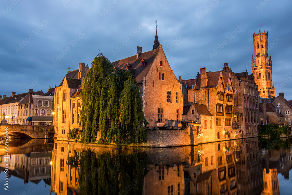 Naklejka premium Brujas (Bélgica) Flandes 