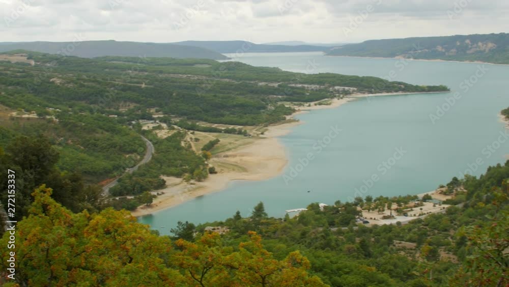 View of the Lac de Sainte-Croix, Provence, France, Europe. View of the Lac de Sainte-Croix, Provence, France, Europe.