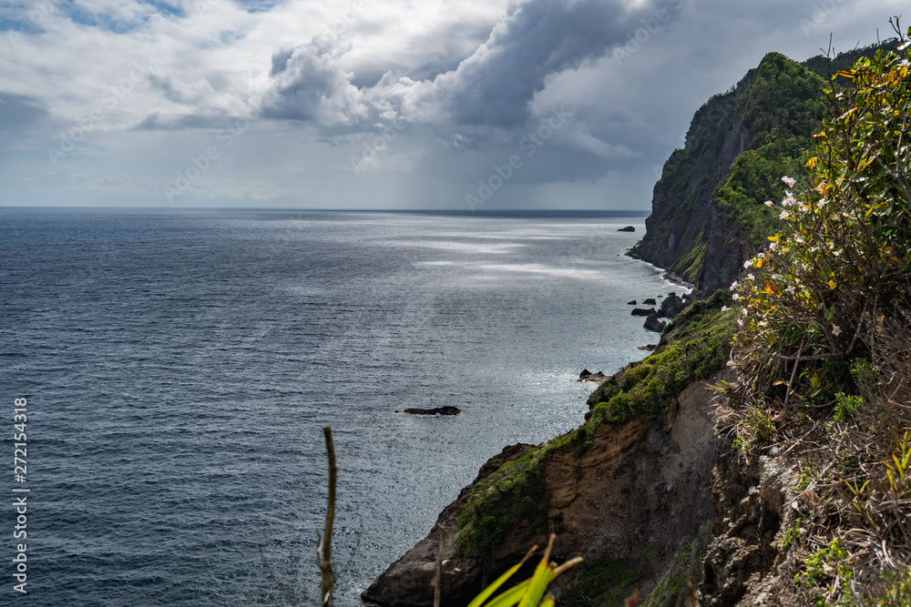  Views around the caribbean island of Dominica West indies