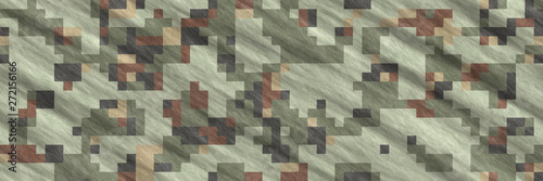 Seamless illustrations. Textile camouflage- pattern abstract © Digital Photo