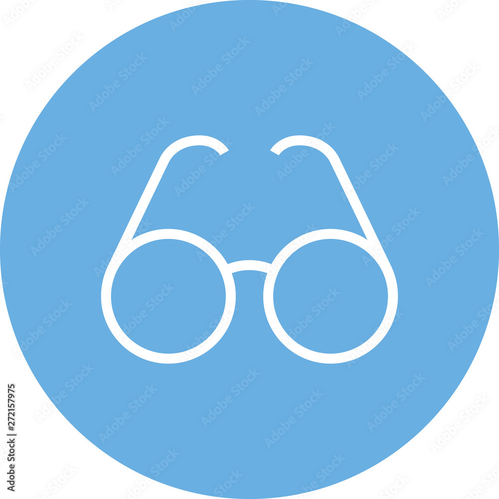 Reading Glasses Vision Outline Icon Reading Glasses Vision Outline Icon