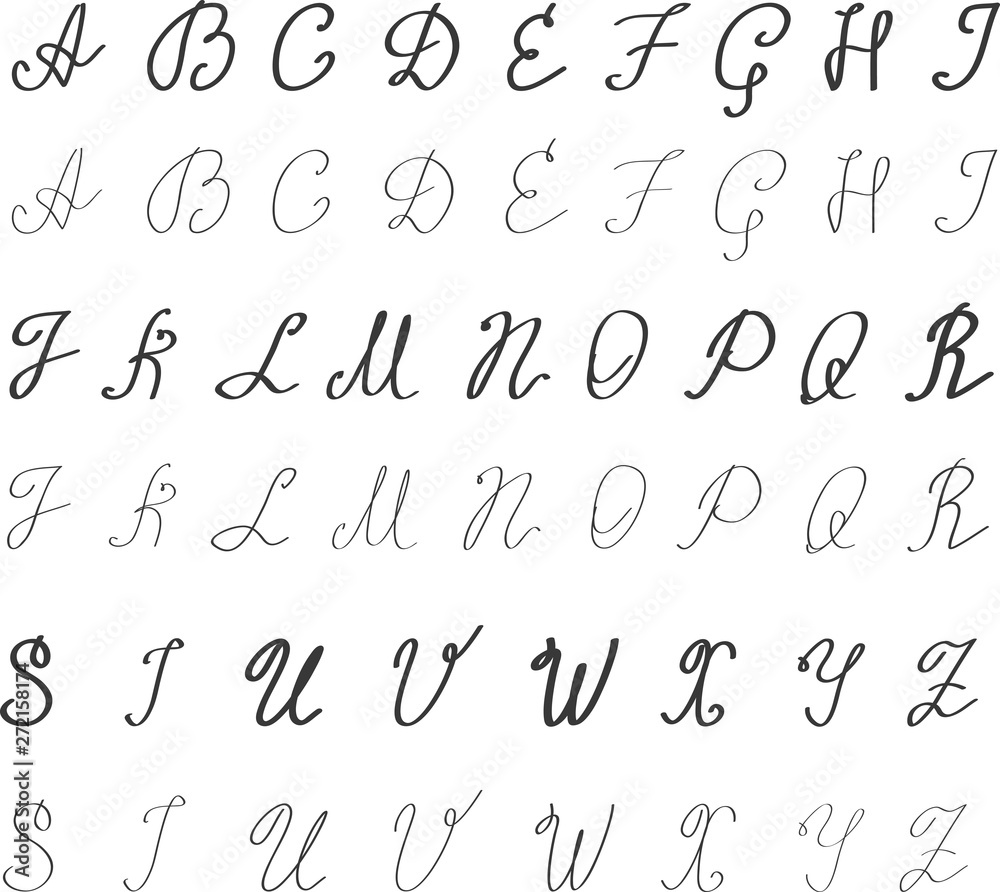 English calligraphy cheap