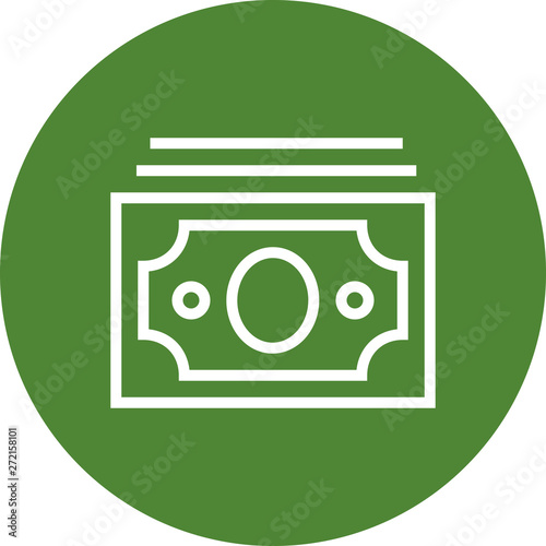 Stack Of Money Outline Icon