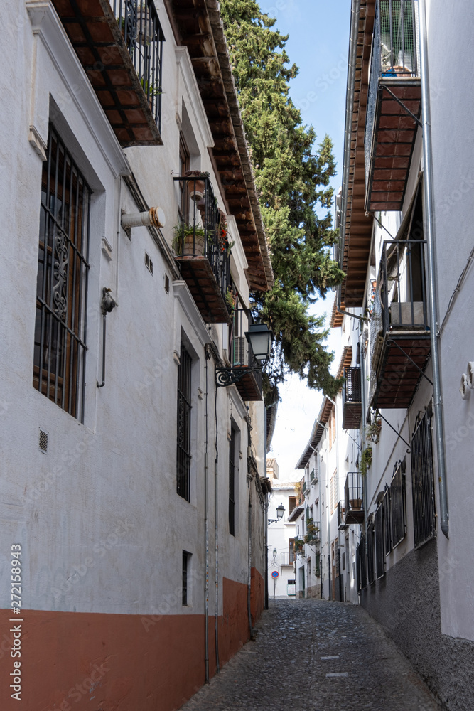 Street in Granada, Andalusia, Spain