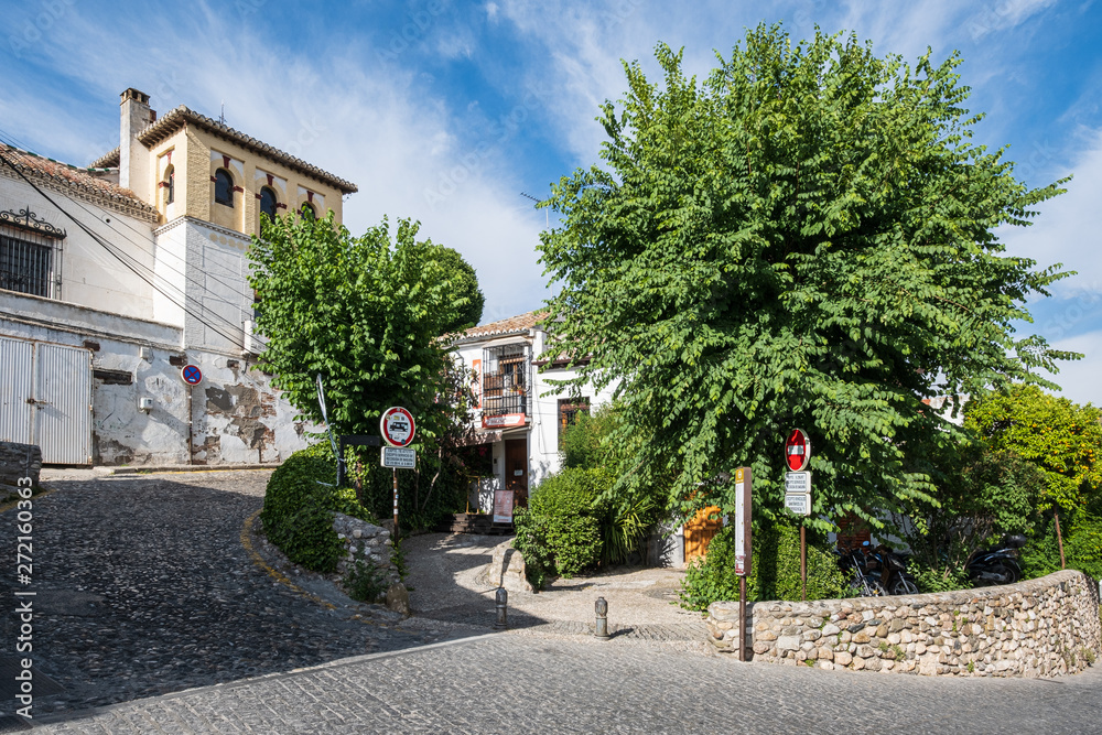 Street in Granada, Andalusia, Spain