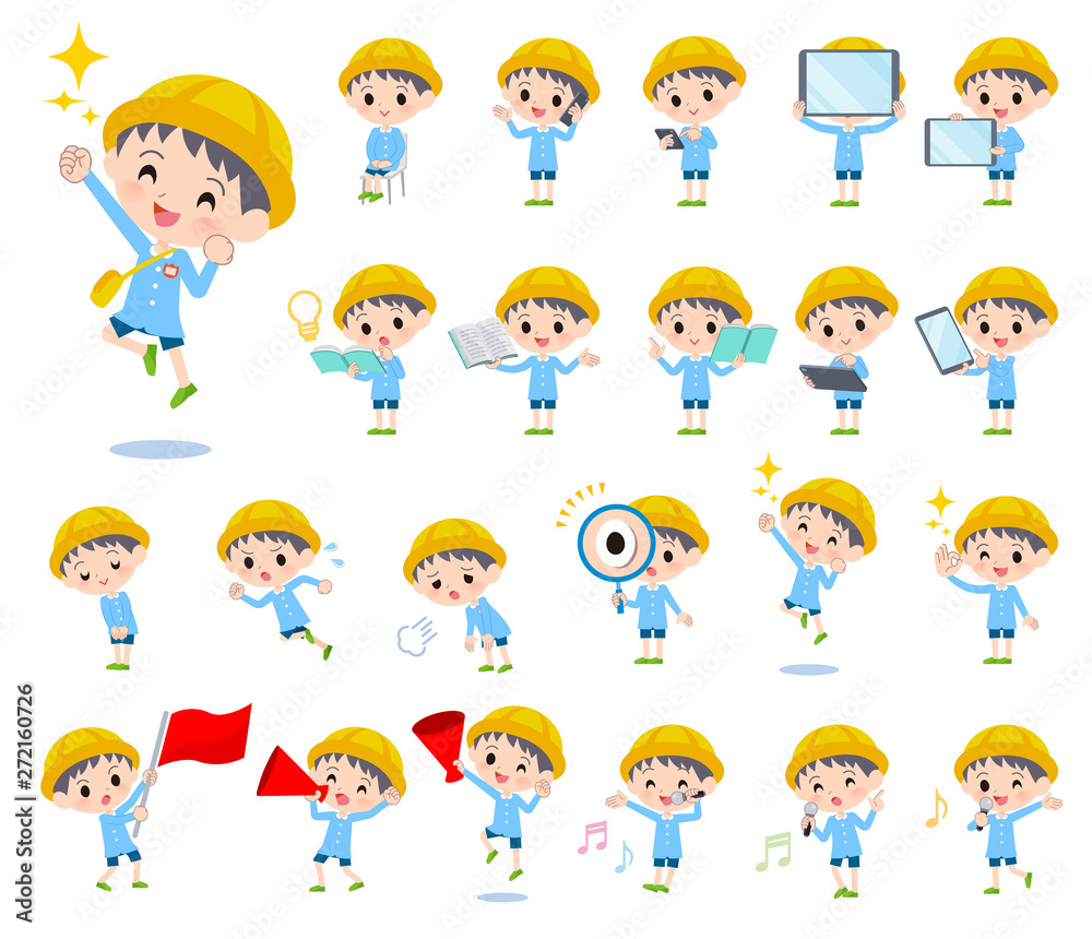 Nursery school boy_Action Nursery school boy_Action