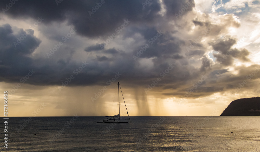  Views around the caribbean island of Dominica West indies