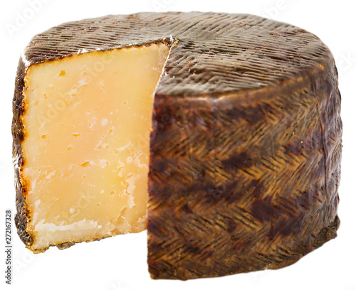 Spanish manchego cheese photo