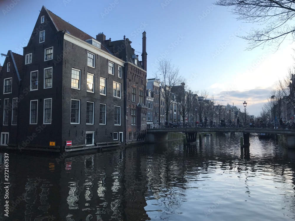 Fototapeta premium houses in amsterdam