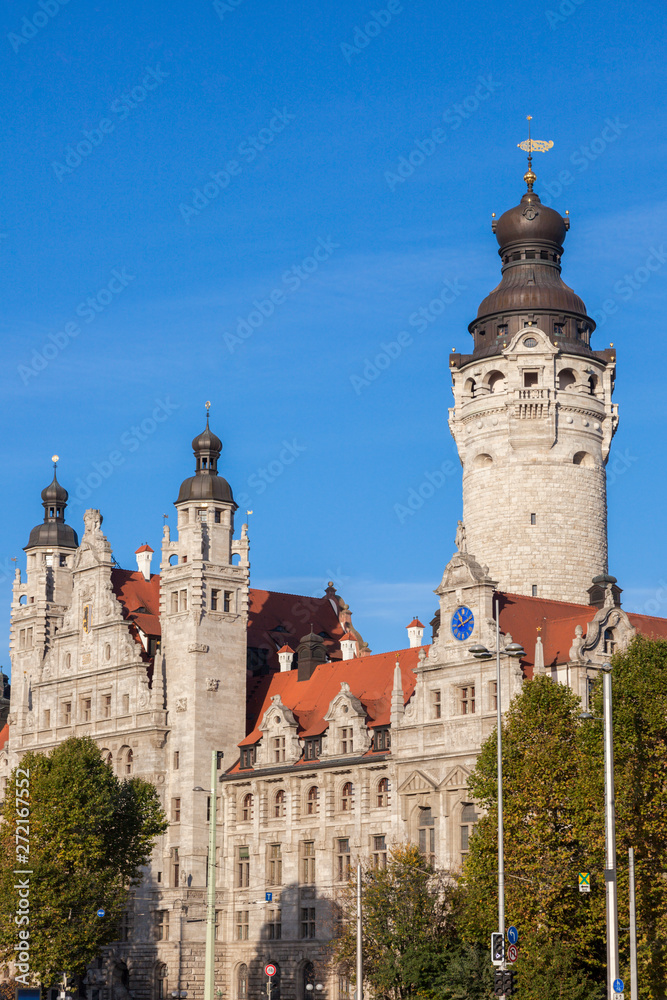 New city hall in Leipzig