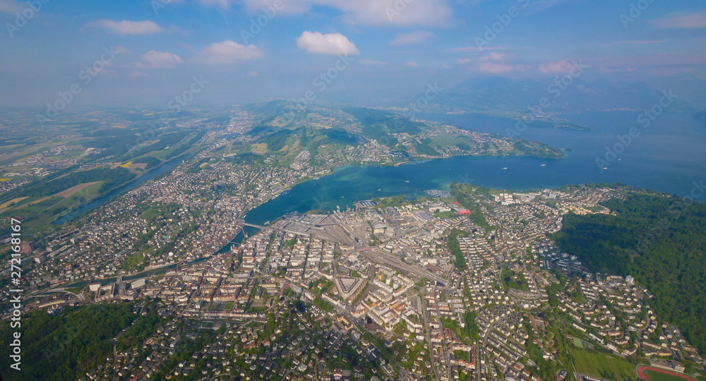 Luzern von oben herab