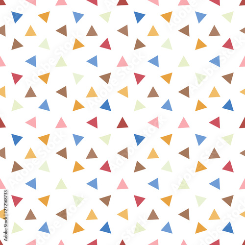 Triangular background. Seamless geometric pattern. Seamless abstract triangle geometrical background. Infinity geometric pattern. Vector illustration.