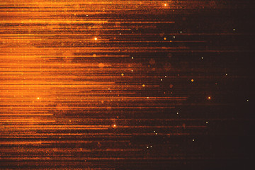 Glowing orange sparkles backdrop