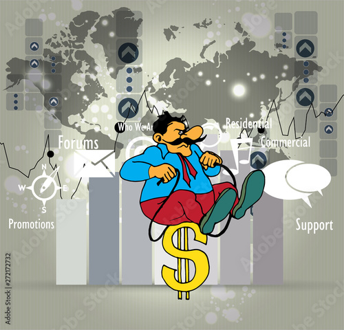 Business infographic elements data visualization vector design