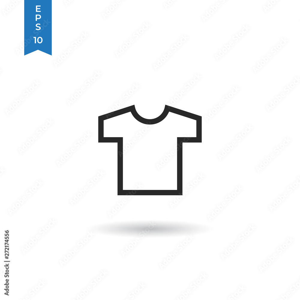 T-shirt vector icon T-shirt vector icon