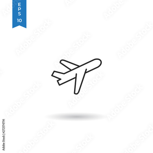 Airplane vector icon