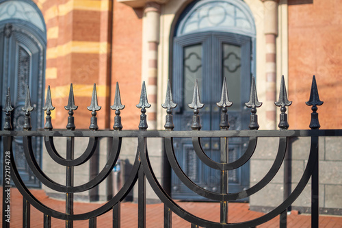 fence jewish candlestick metal symbol