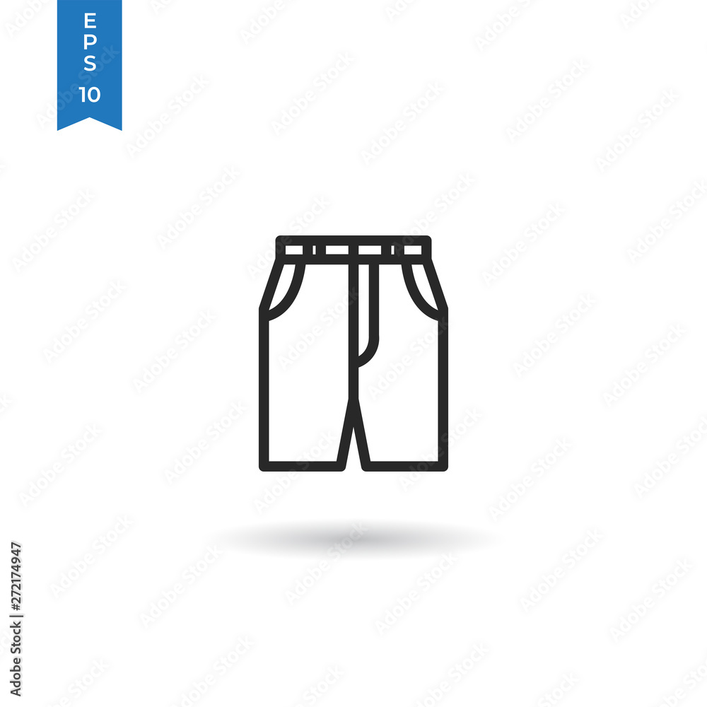 Shorts vector icon Shorts vector icon