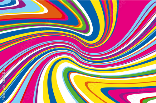Bright dynamic background with wavy lines