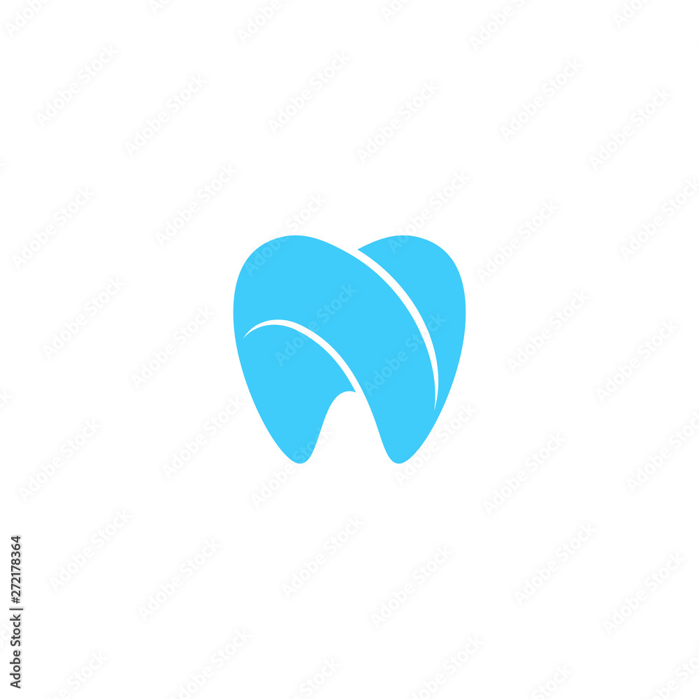 Modern Unique Tooth Dental Health Icon Logo with Blue Color for Pediatric Dentistry Family Dentist and High End Look Modern Unique Tooth Dental Health Icon Logo with Blue Color for Pediatric Dentistry Family Dentist and High End Look