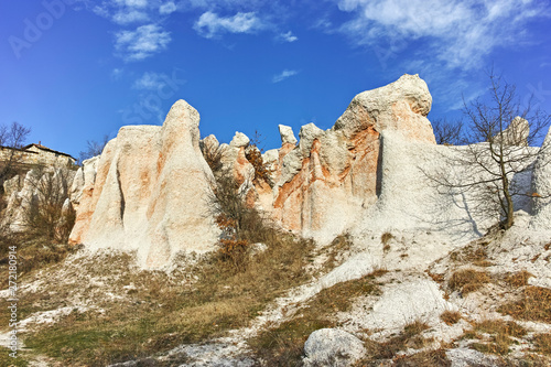 Panorama of Rock Formation The Stone Wedding near town of Kardzhali, Bulgaria