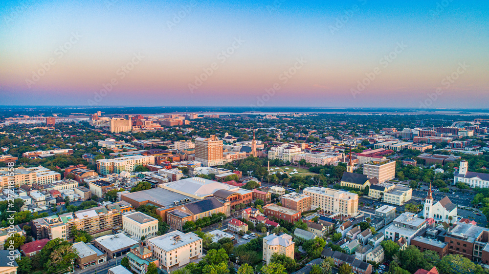 Charleston South Carolina SC Drone Aerial