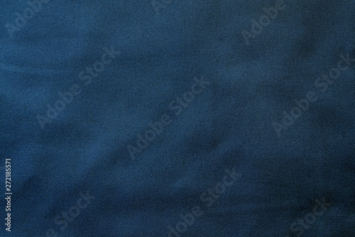 blue fabric texture background.wavy canvas pattern