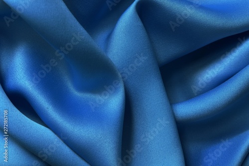 blue fabric texture background.wavy canvas pattern