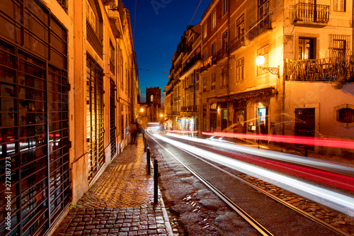 Lisbon streets at night epic 