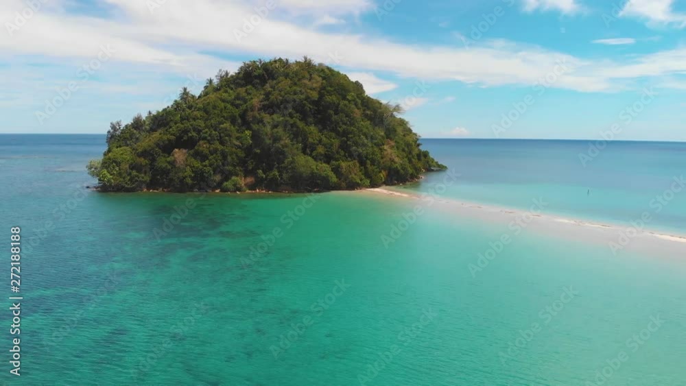 Amazing Beautiful seascape scene of Kelambu Beach, Kudat, Sabah, Malaysia footage from drone. Amazing Beautiful seascape scene of Kelambu Beach, Kudat, Sabah, Malaysia footage from drone.