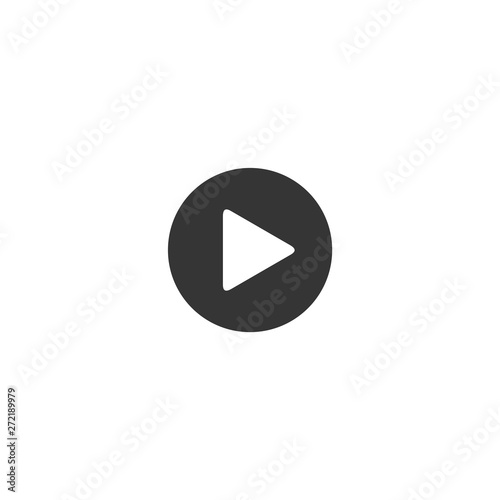 Free Download Play icon. buttons black symbol Vector illustration. Play logo design inspiration - GFXLoad