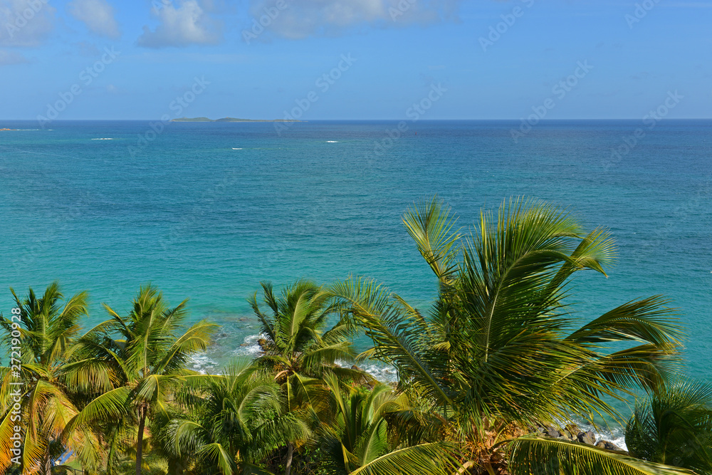 Morningstar Bay on Saint Thomas Island, US Virgin Islands, USA. Morningstar Bay on Saint Thomas Island, US Virgin Islands, USA.