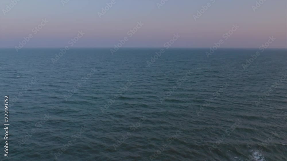 Endless Ocean Aerial at Dusk, Moving Downward Endless Ocean Aerial at Dusk, Moving Downward