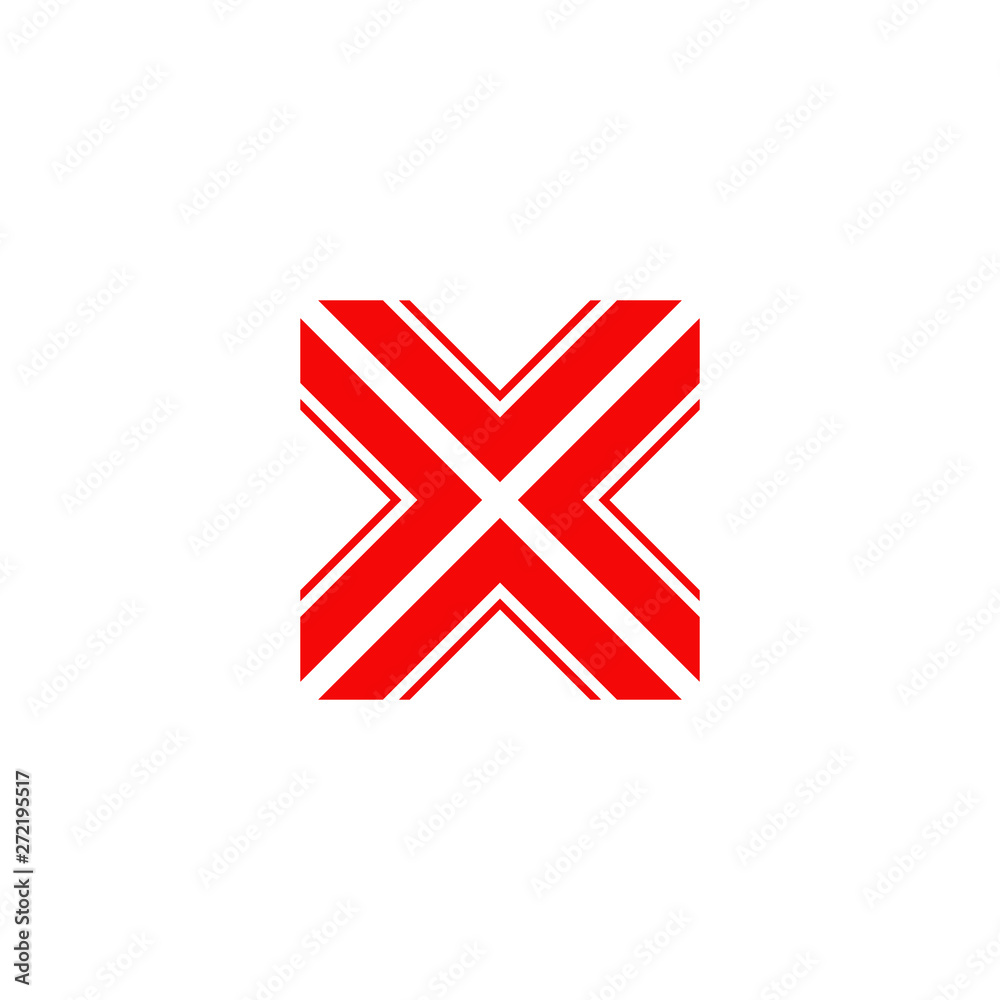 X letter logo design vector template X letter logo design vector template
