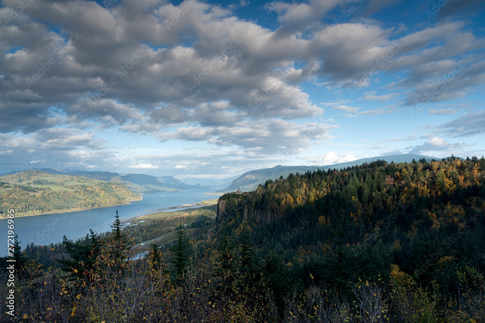 Crown Point in the Columbia Gorge, Oregon