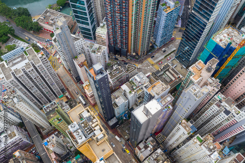  Top view of Hong Kong downtown photo