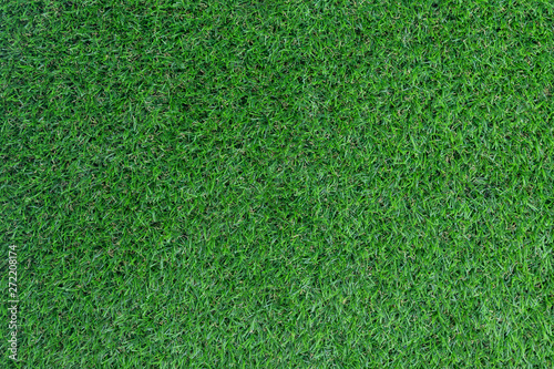 Green artificial grass pattern and texture for background.