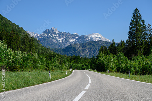 Straße zum Almsee Oberösterreich 