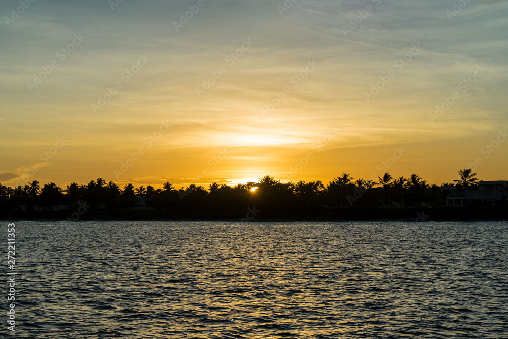 Naklejka premium Sonnenuntergang