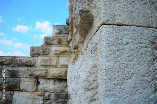 Fototapeta Naklejka Na Ścianę i Meble -  Ancient architecture of the island of Nessebar, UNESCO World Heritage