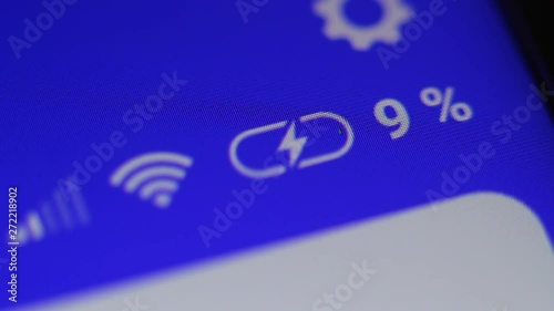 Wallpaper Mural Time lapse video. Battery level indicator. Closeup video. Torontodigital.ca