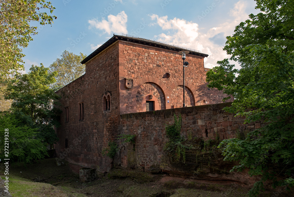 Die Kaiserpfalz in Kaiserslautern in Rheinland-Pfalz, Deutschland 