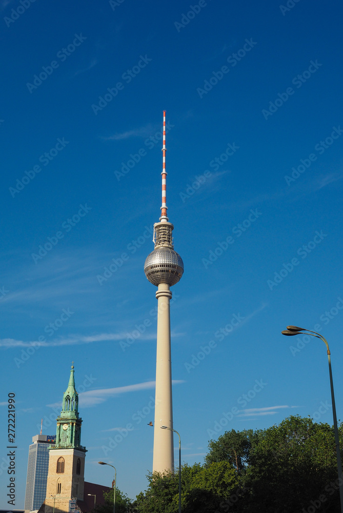 Naklejka premium Fernsehturm (TV Tower) in Berlin