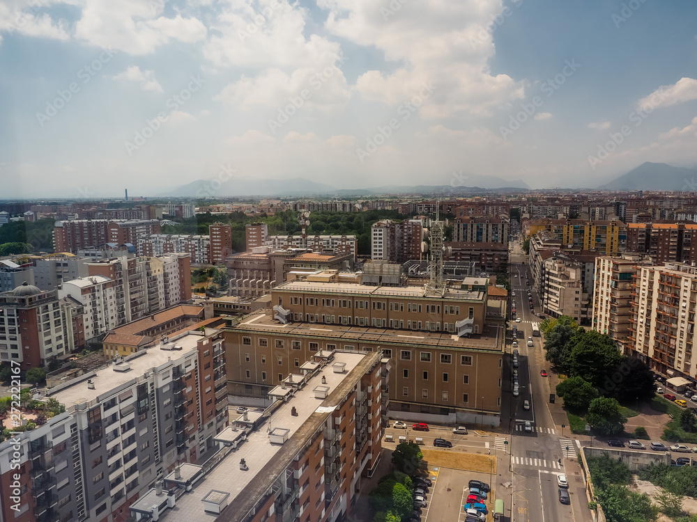 Aerial view of Turin