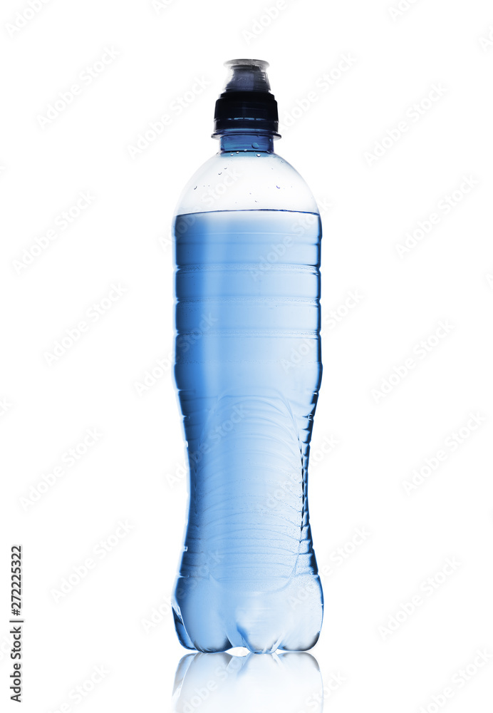 Naklejka premium small plastic bottle with water