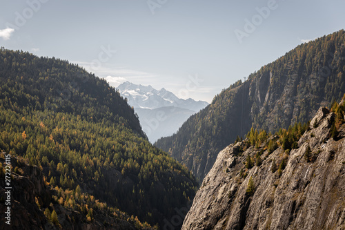 Alpenpanorama   Riederalp, Wallis, Schweiz, Europa